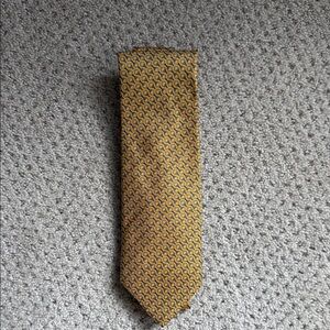 NWT Brooks Brothers Gold and Navy Men's Tie